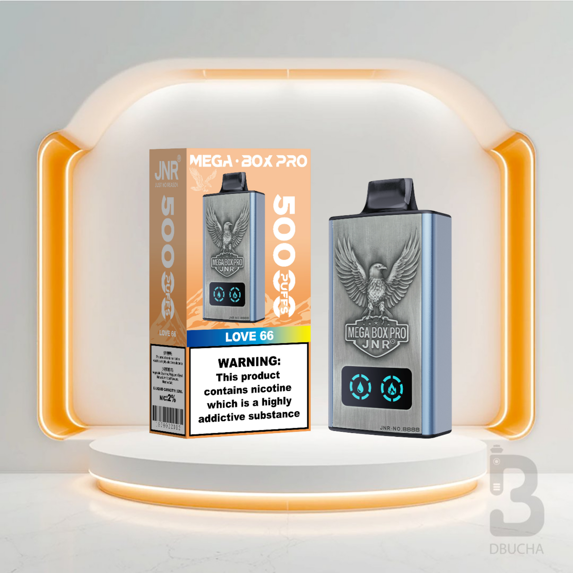 Jednorazówki - E papieros - Polska - JNR - MegaBox Pro - 55K - Love 66 - Najtańsze