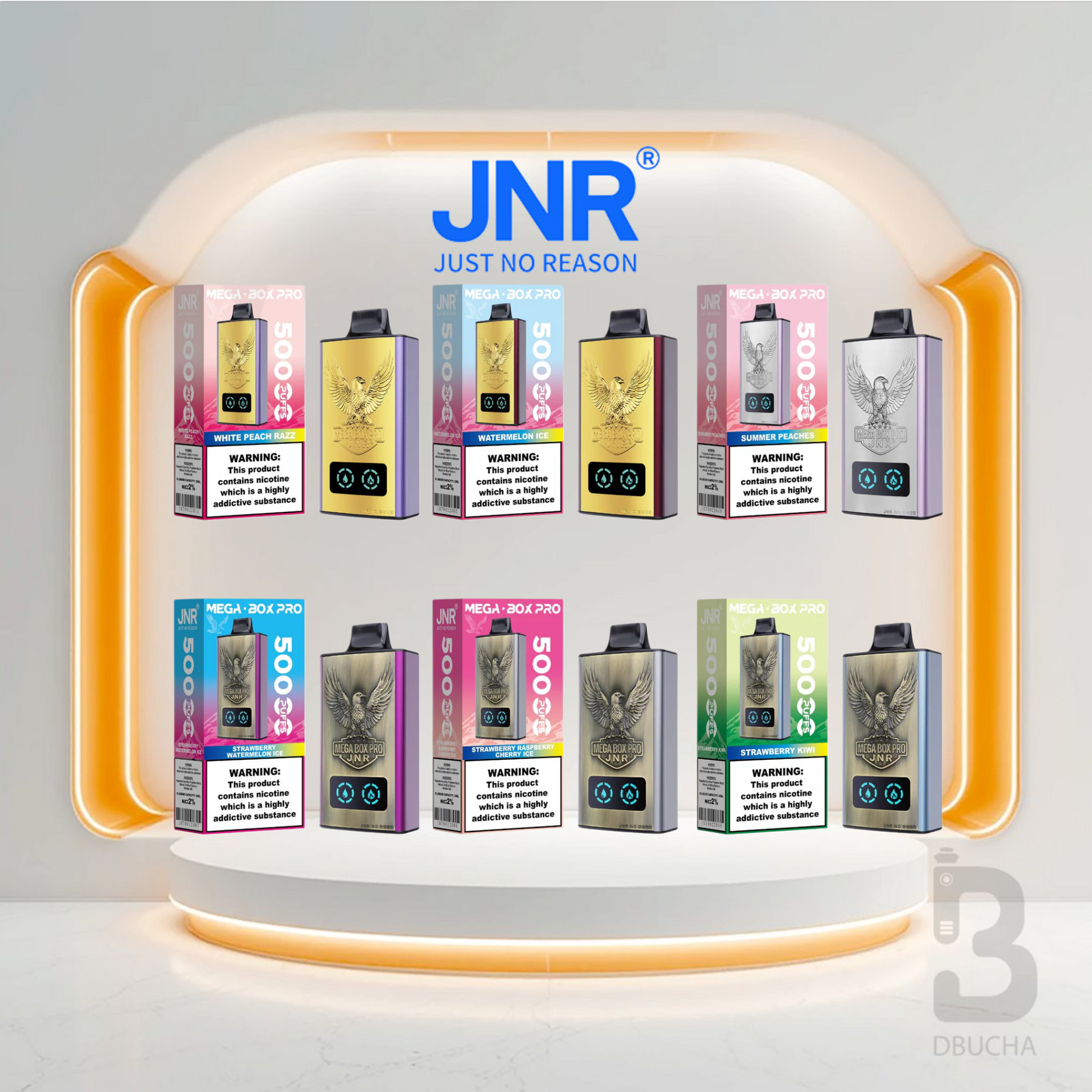 Jednorazówki - E papieros - Polska - JNR - MegaBox Pro - 55K - Mix - Najtańsze