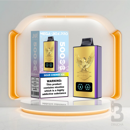 Jednorazówki - E papieros - Polska - JNR - MegaBox Pro - 55K - Sour Cherry Ice - Najtańsze