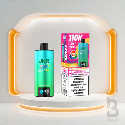 Jednorazówki - E papieros - JNR -Triple - 110K - Kiwi Watermelon Ice - Strawberry-Watermelon Ice - Black Dragon Ice - Najtańsze