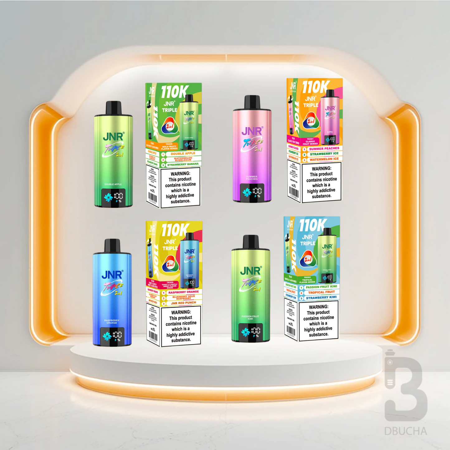 Jednorazówki - E papieros - JNR -Triple - 110K - Mix - Najtańsze