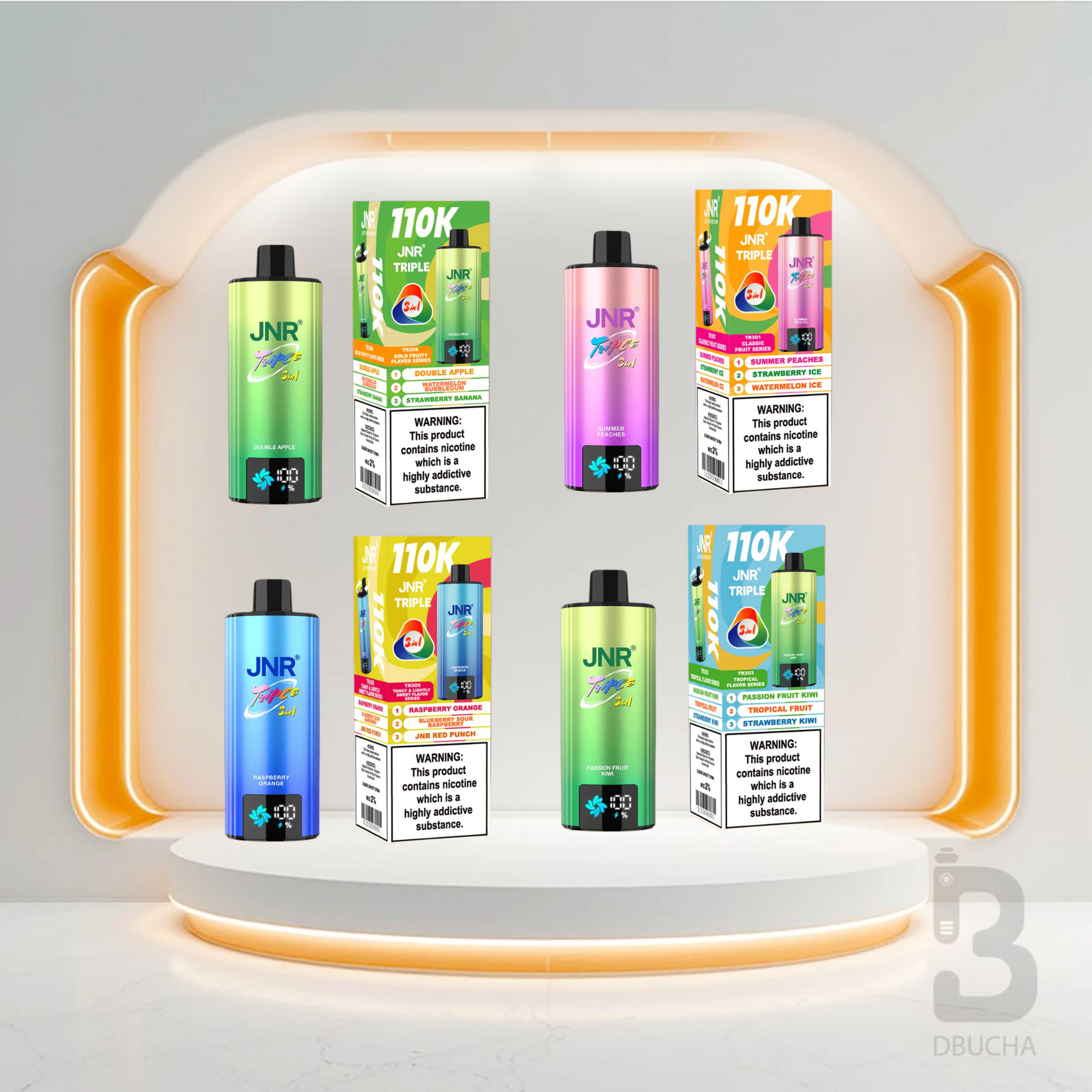 Jednorazówki - E papieros - JNR -Triple - 110K - Mix - Najtańsze