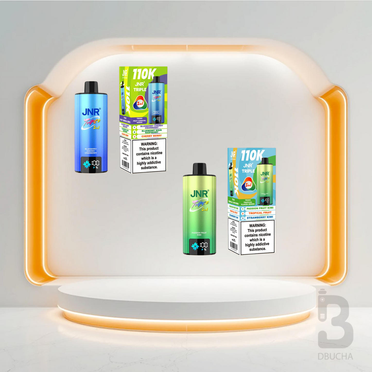 Jednorazówki - E papieros - JNR -Triple - 110K - Mix - Najtańsze