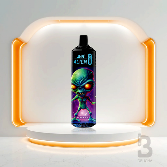 Jednorazówki - E papieros - Polska - JNR - Alien - 10K - Black Ice - Najtańsze 