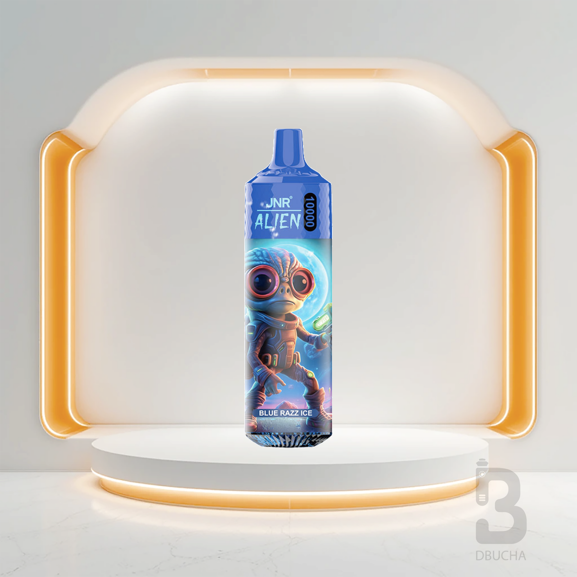 Jednorazówki - E papieros - Polska - JNR - Alien - 10K - Blue Razz Ice - Najtańsze 