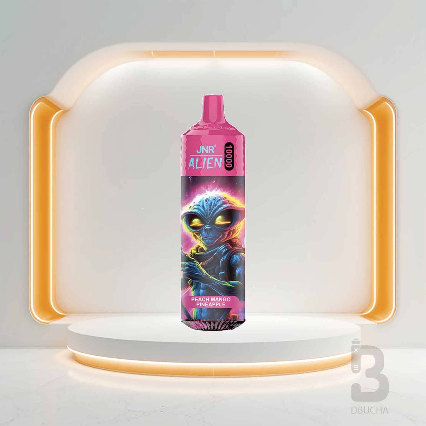 Jednorazówki - E papieros - Polska - JNR - Alien - 10K - Peach Mango Pineapple - Najtańsze 