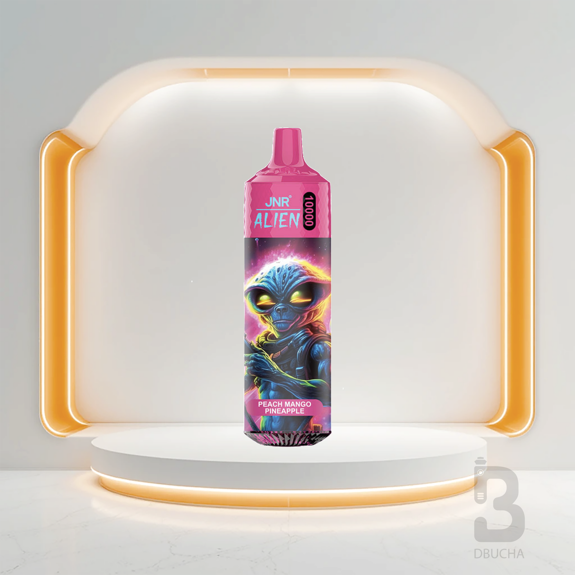 Jednorazówki - E papieros - Polska - JNR - Alien - 10K - Peach Mango Pineapple - Najtańsze 