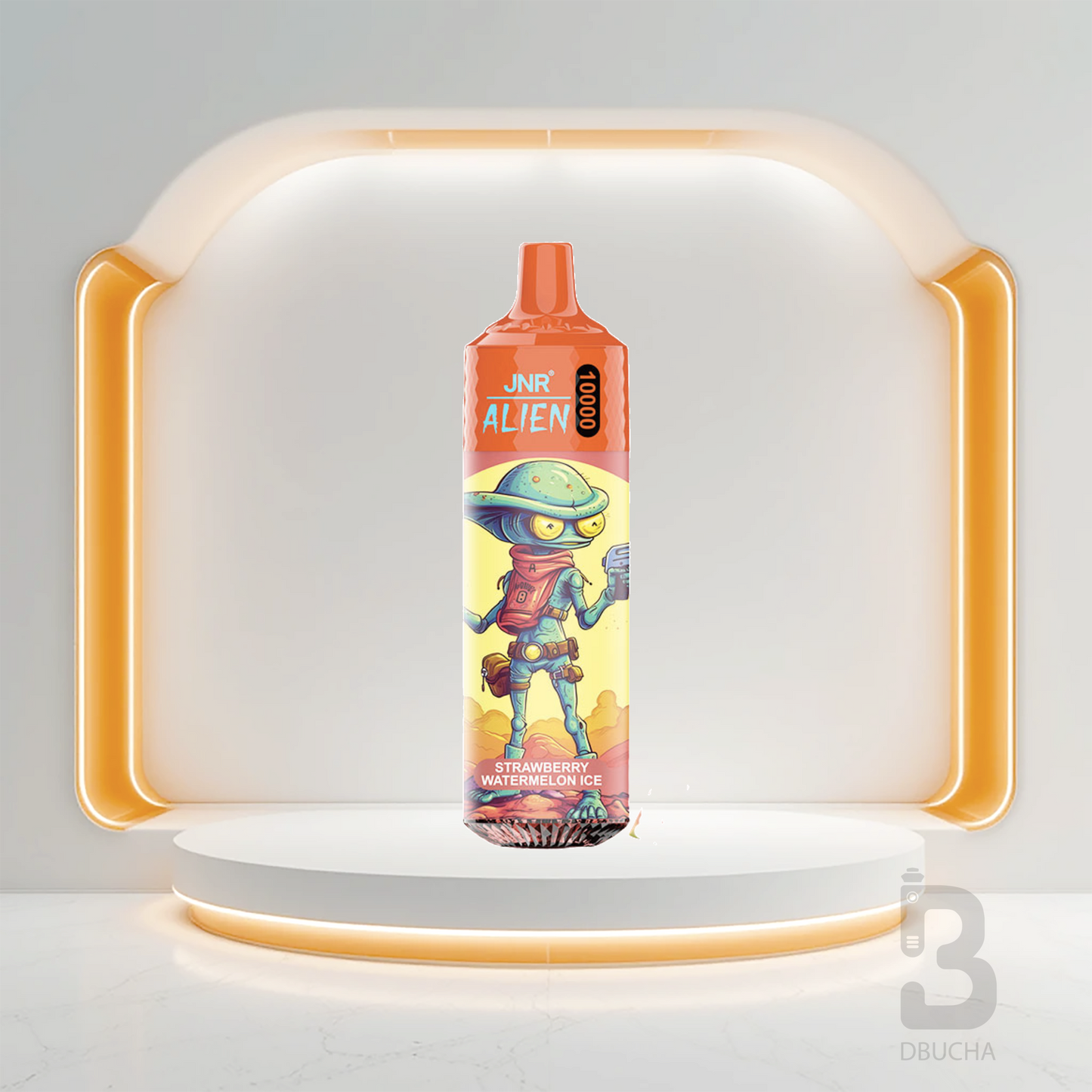 Jednorazówki - E papieros - Polska - JNR - Alien - 10K - Strawberry Watermelon Ice - Najtańsze 