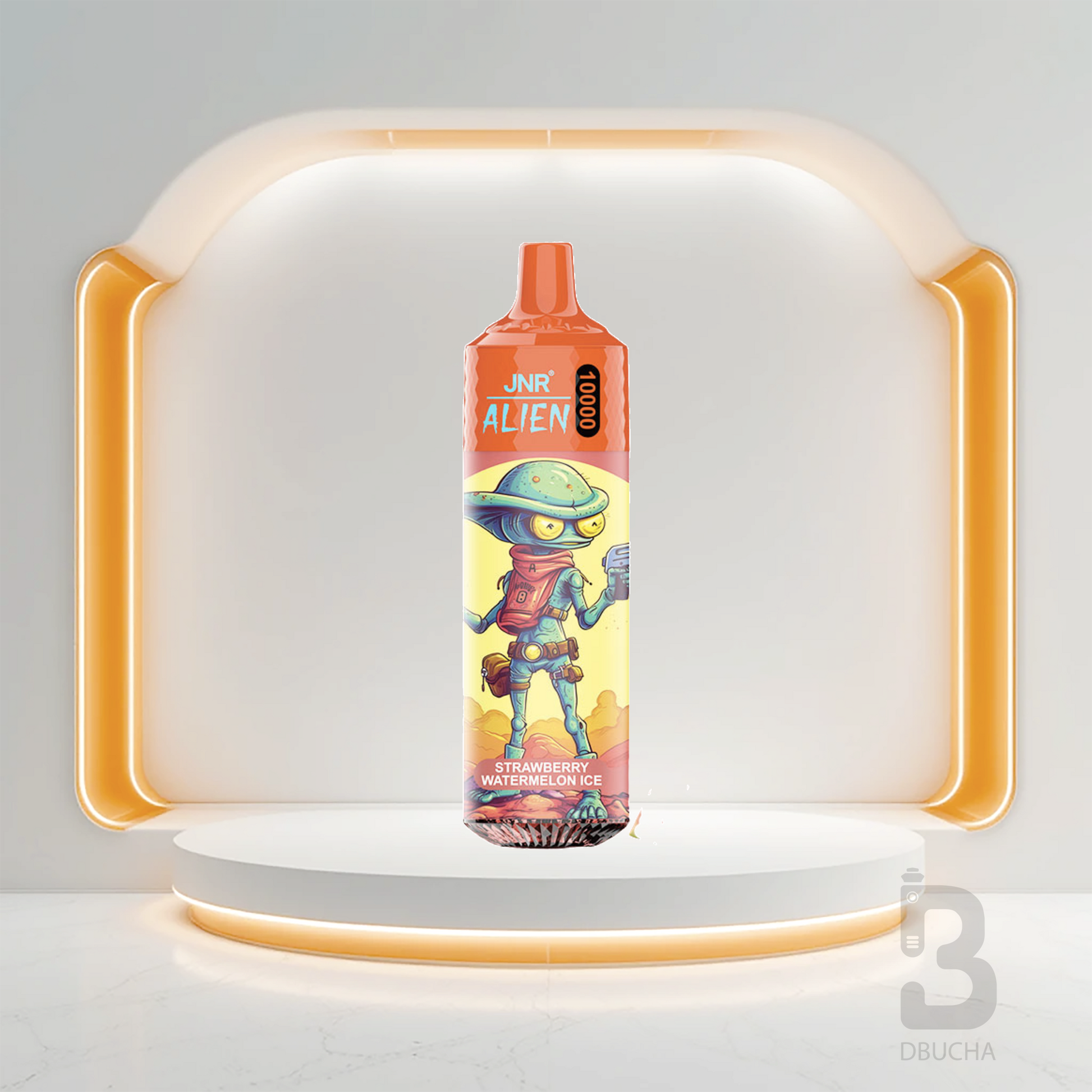 Jednorazówki - E papieros - Polska - JNR - Alien - 10K - Strawberry Watermelon Ice - Najtańsze 