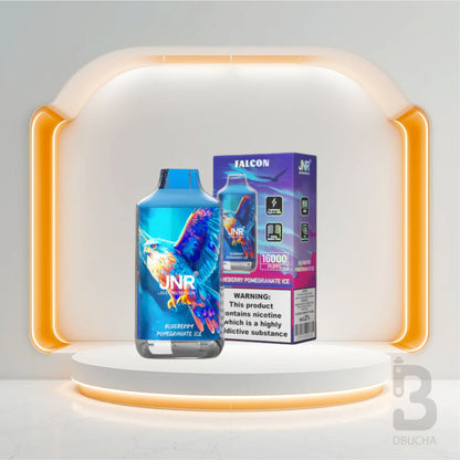 Jednorazówki - E papieros - Polska - JNR - Falcon - 16K - Blueberry Pomegranate Ice - Najtańsze