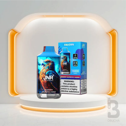 Jednorazówki - E papieros - Polska - JNR - Falcon - 16K - Blueberry Raspberry Cherry - Najtańsze