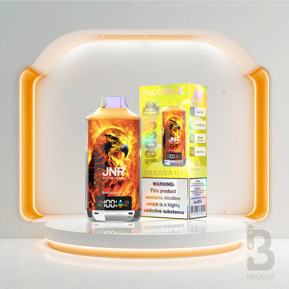 Jednorazówki - E papieros - Polska - JNR - Falcon X - 18K - Banana Ice - Najtańsze