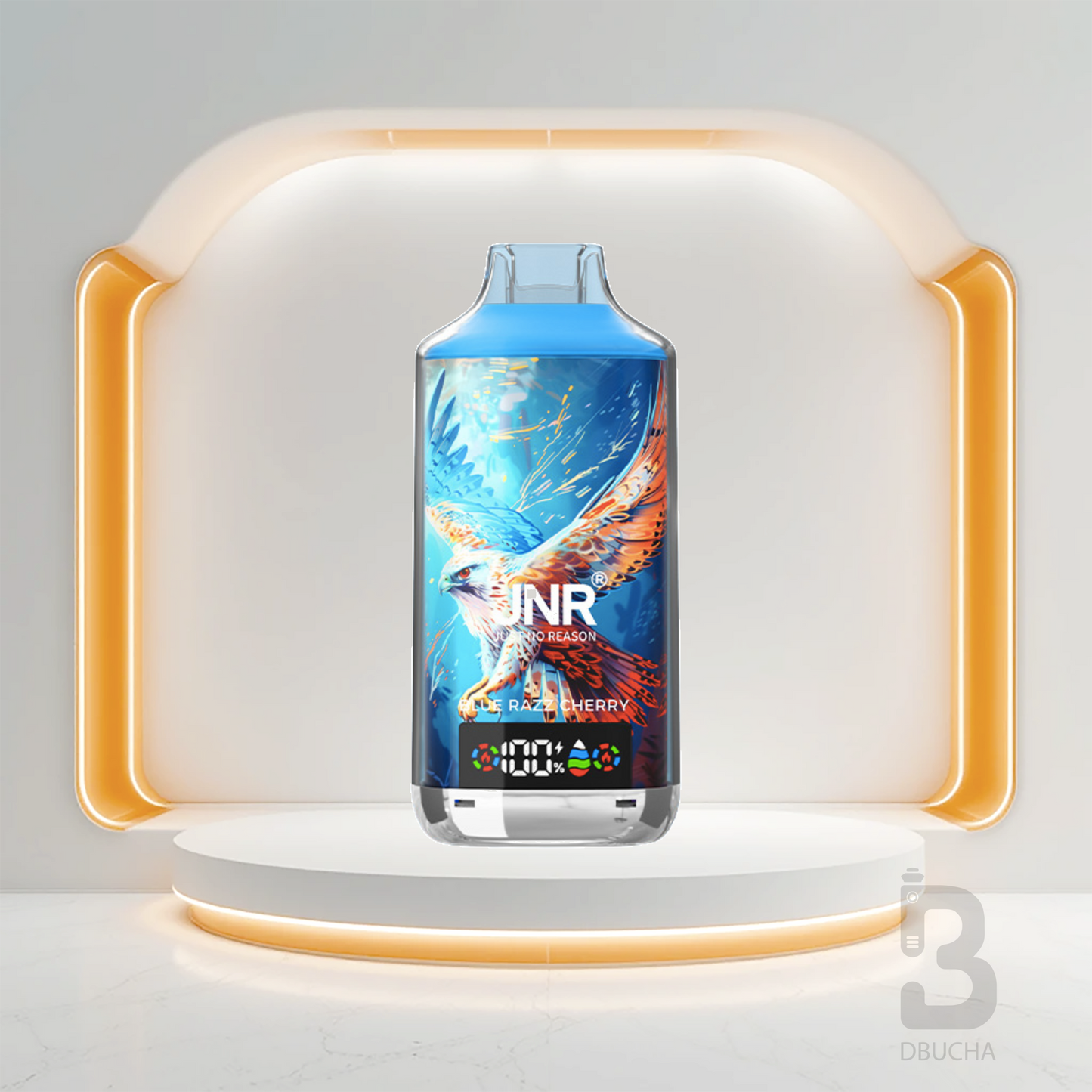 Jednorazówki - E papieros - Polska - JNR - Falcon X - 18K - Blue Razz Cherry - Najtańsze