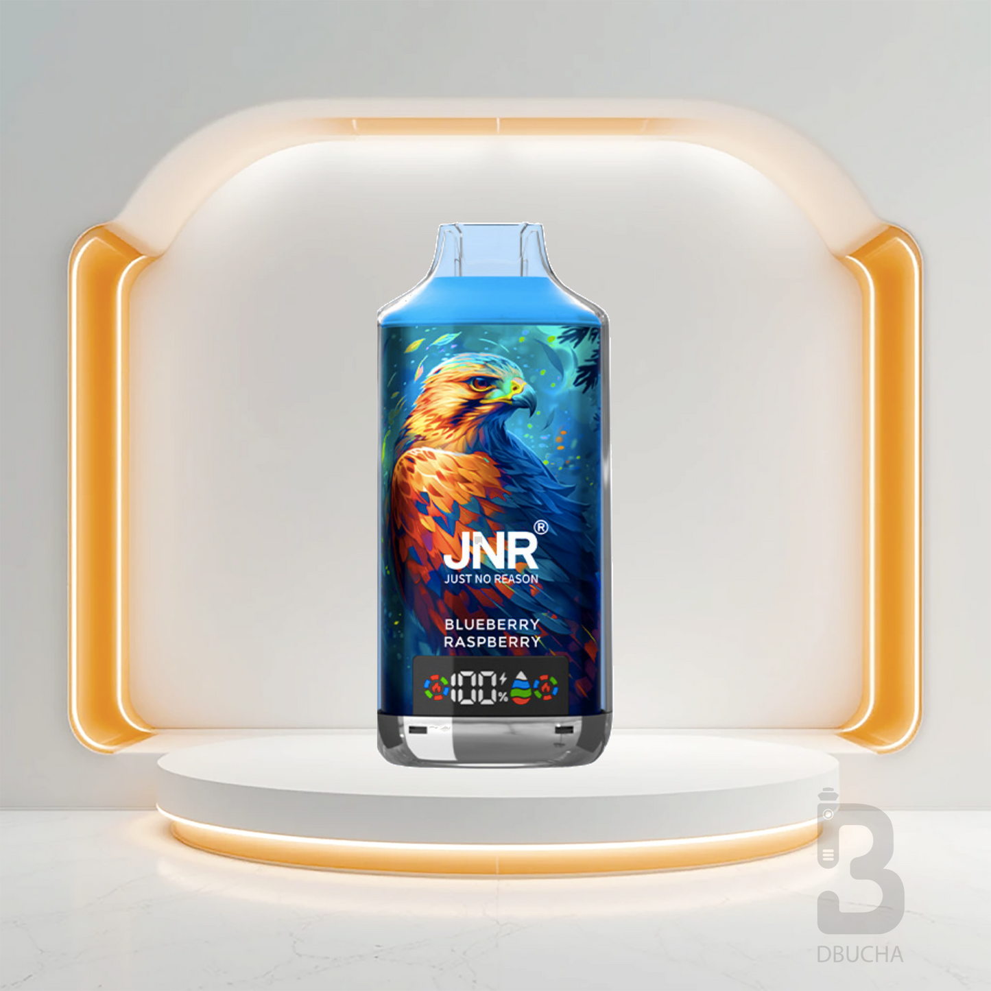 Jednorazówki - E papieros - Polska - JNR - Falcon X - 18K - Blueberry Raspberry - Najtańsze