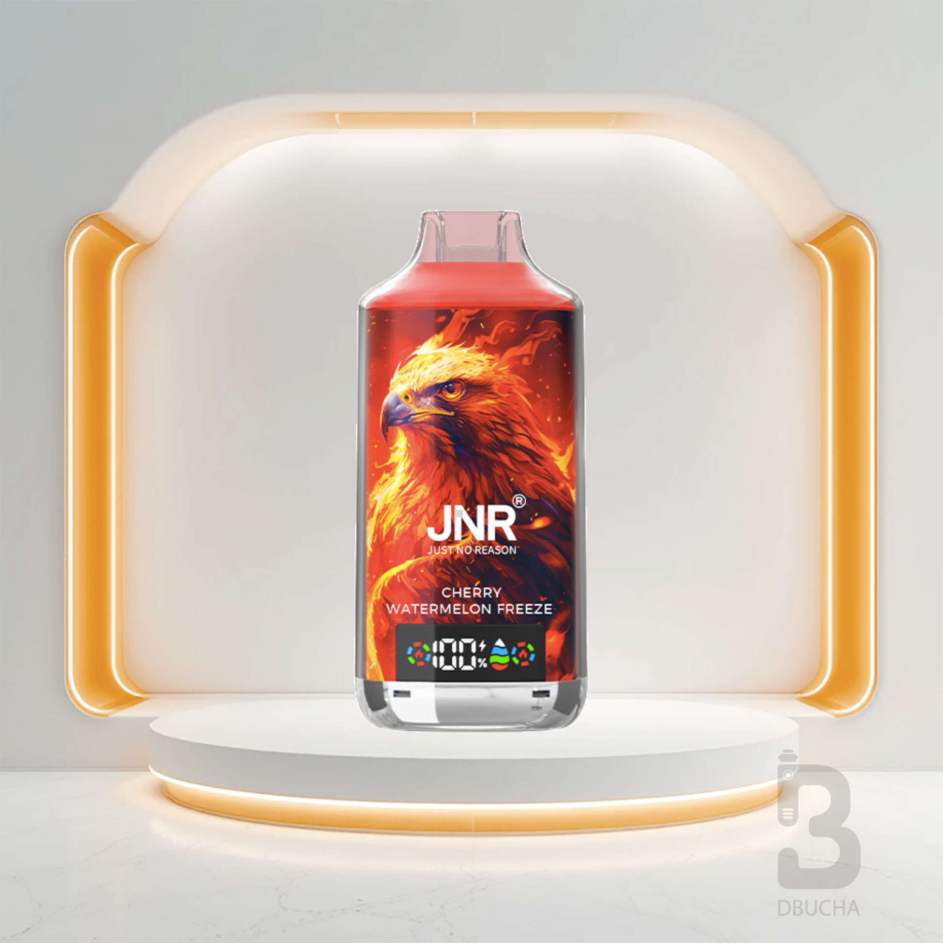 Jednorazówki - E papieros - Polska - JNR - Falcon X - 18K - Cherry Watermelon Freeze - Najtańsze