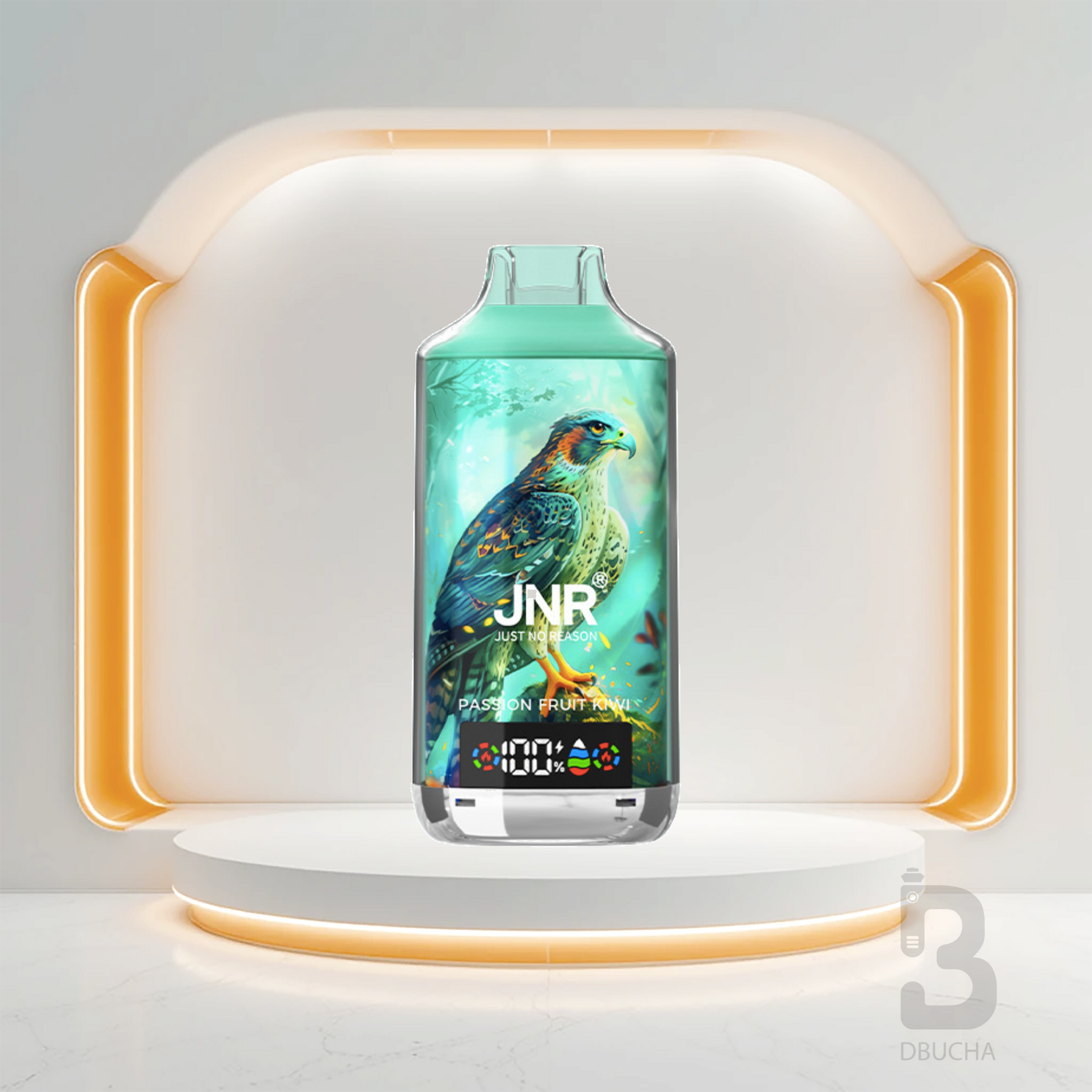 Jednorazówki - E papieros - Polska - JNR - Falcon X - 18K - Passion Fruit Kiwi - Najtańsze