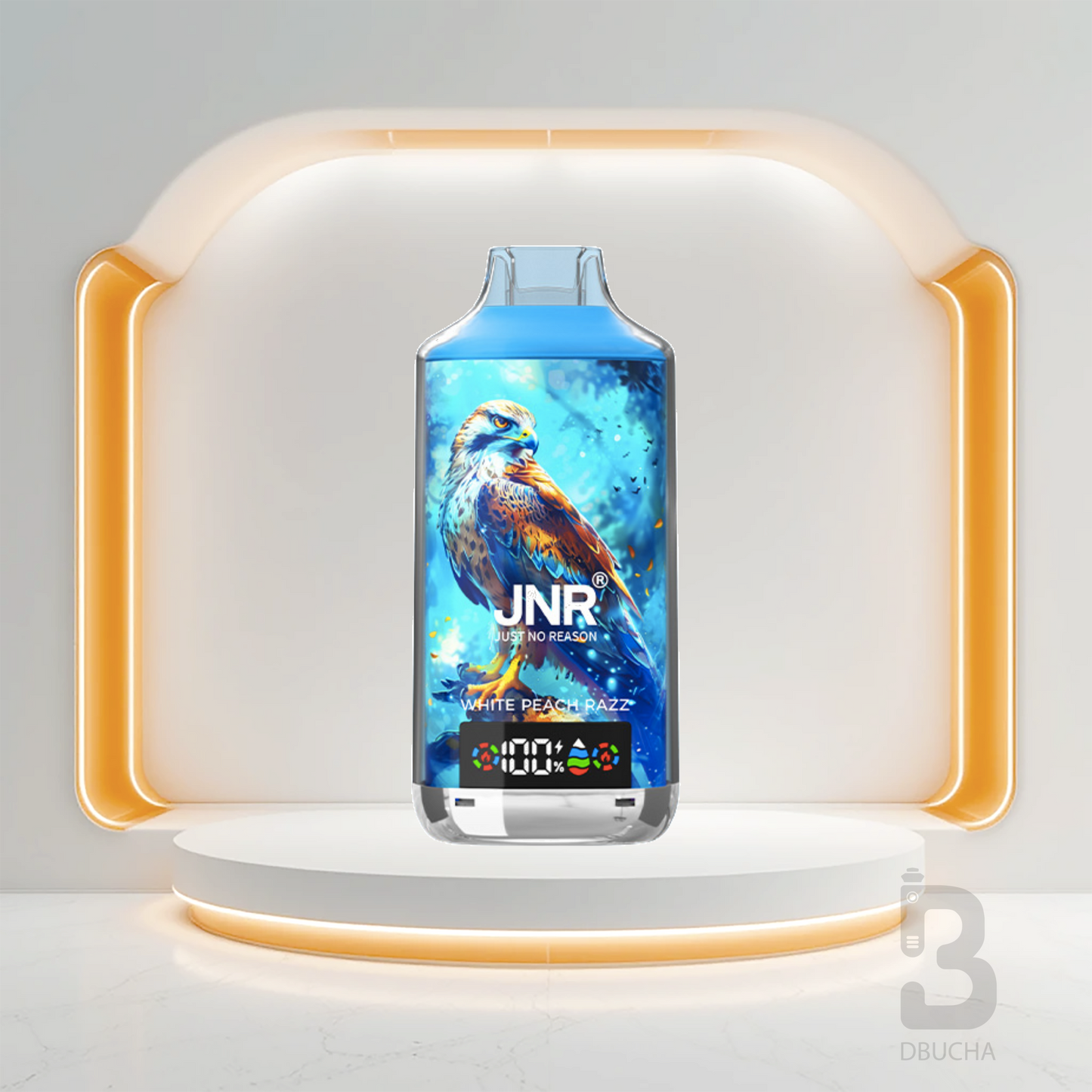 Jednorazówki - E papieros - Polska - JNR - Falcon X - 18K - White Peach Razz - Najtańsze