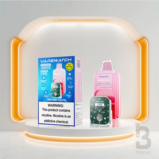 Jednorazówki - E papieros - Polska - JNR - VapeWatch - 30K - Georgia Peach - Najtańsze