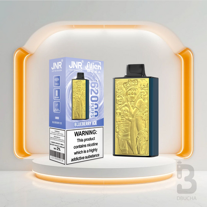 Jednorazówki - E papieros - JNR Alien Mega - 62K buchów - Blueberry Ice - Najtańsze