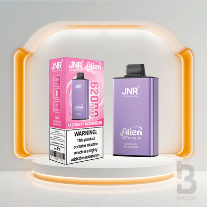 Jednorazówki - E papieros - JNR Alien Mega - 62K buchów - Raspberry Watermelon - Najtańsze