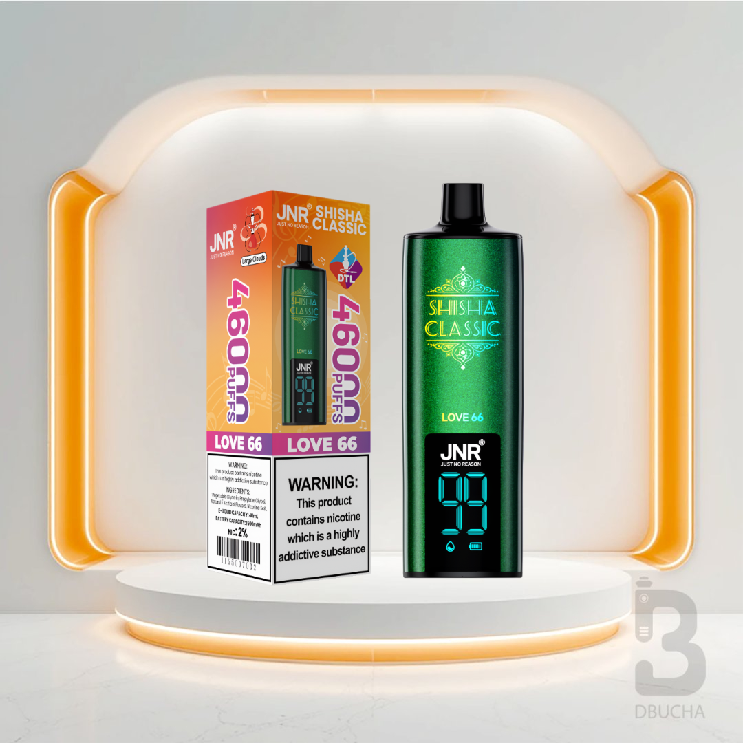 Jednorazówki - E papieros - JNR Shisha Classic- 46K buchów - Love 66 - Najtańsze