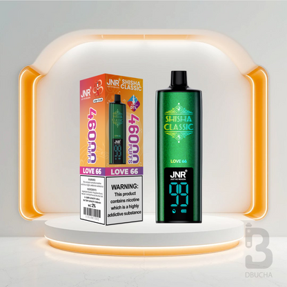 Jednorazówki - E papieros - JNR Shisha Classic- 46K buchów - Love 66 - Najtańsze