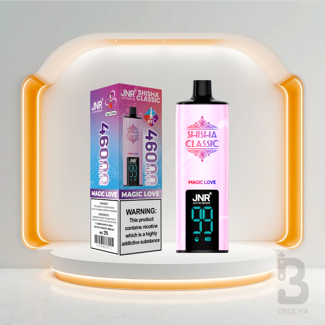 Jednorazówki - E papieros - JNR Shisha Classic- 46K buchów - Magic Love  - Najtańsze