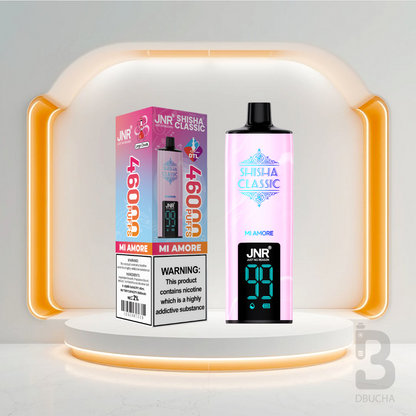 Jednorazówki - E papieros - JNR Shisha Classic- 46K buchów - Mi Amore - Najtańsze