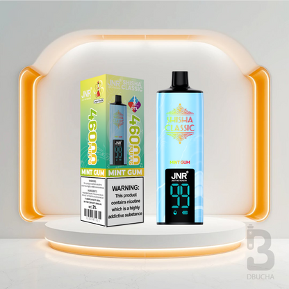 Jednorazówki - E papieros - JNR Shisha Classic- 46K buchów - Mint Gum  - Najtańsze