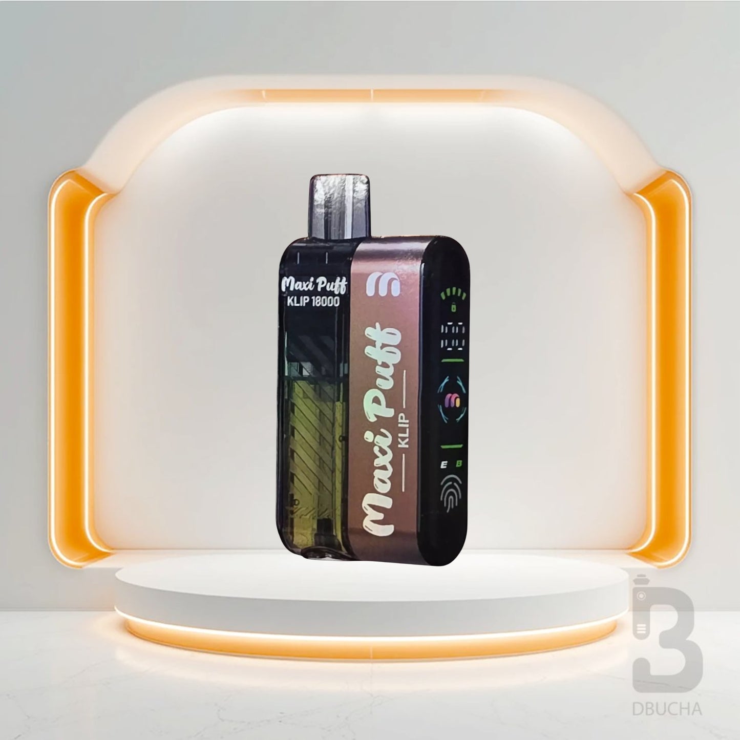 Jednorazówki - E papieros - Polska - Maxi Puff - Klip - 18K - Peach Apricot - Najtańsze