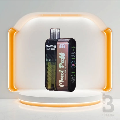 Jednorazówki - E papieros - Polska - Maxi Puff - Klip - 18K - Peach Apricot - Najtańsze