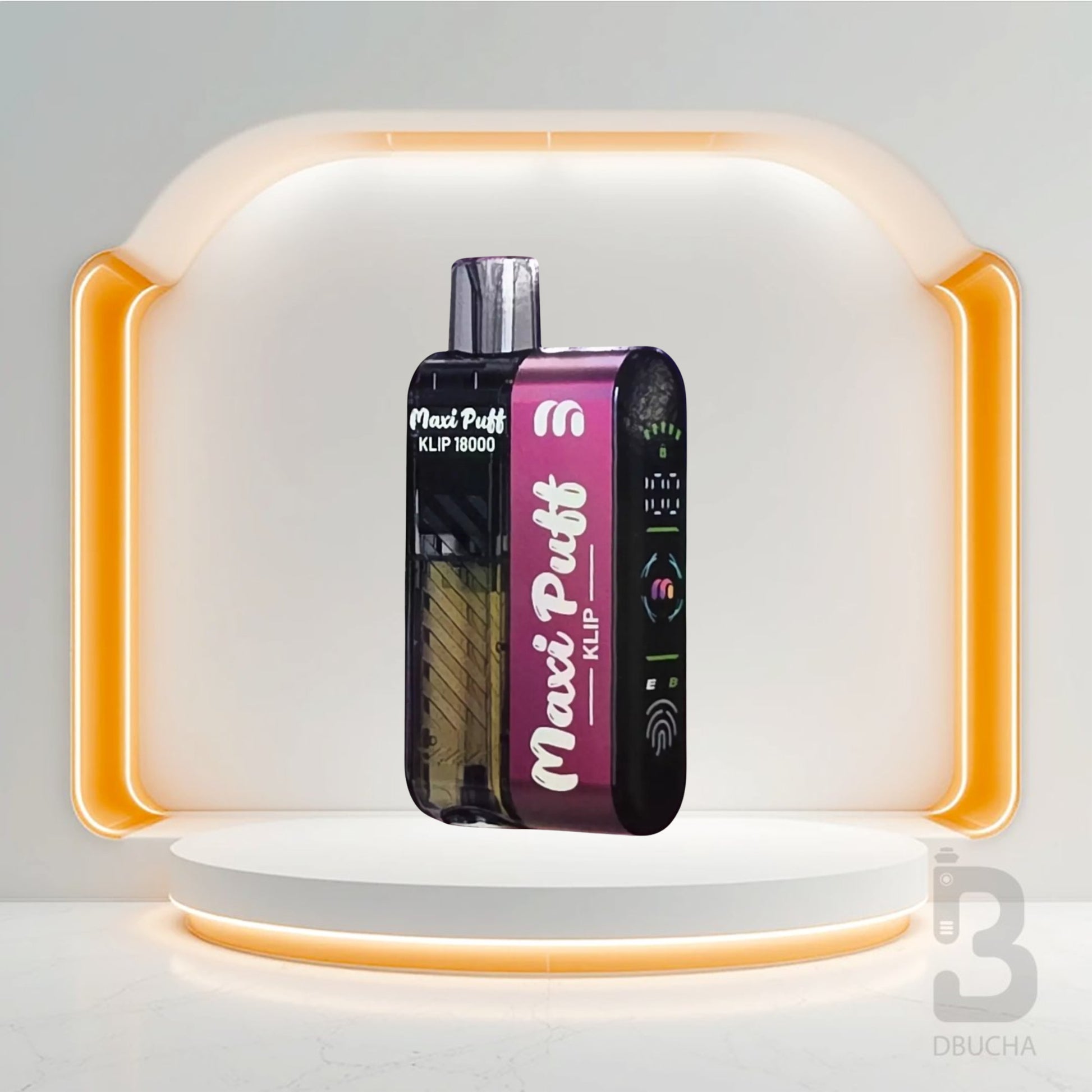 Jednorazówki - E papieros - Polska - Maxi Puff - Klip - 18K - Strawberry Dragonfruit - Najtańsze