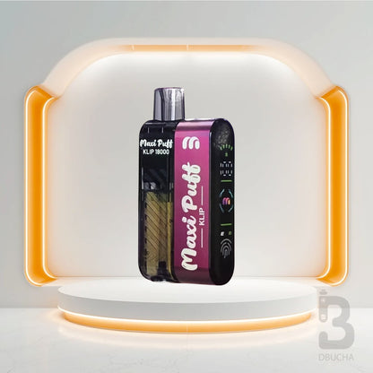 Jednorazówki - E papieros - Polska - Maxi Puff - Klip - 18K - Strawberry Dragonfruit - Najtańsze