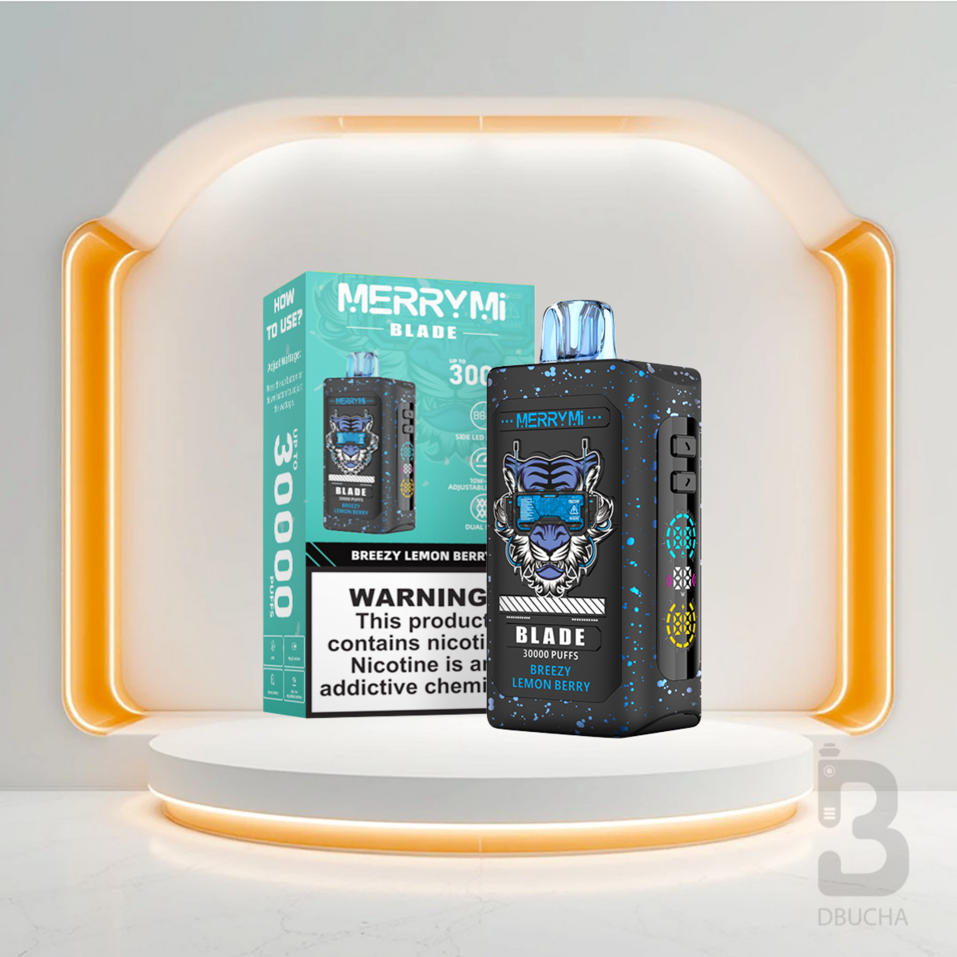 Jednorazówki - E papieros - Polska - MerryMi - Blade - 30K - Breezy Lemon Berry - Najtańsze