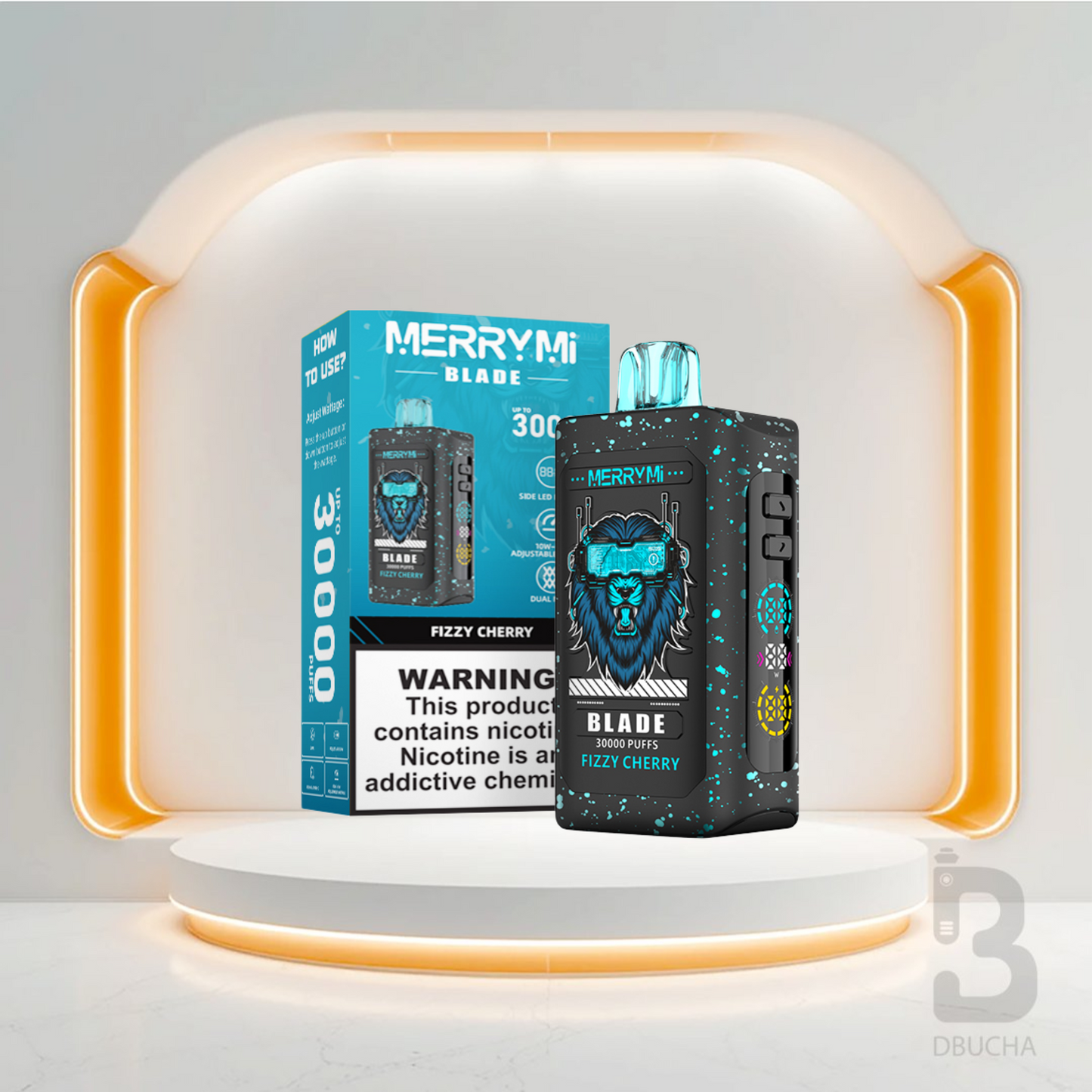 Jednorazówki - E papieros - Polska - MerryMi - Blade - 30K -Fizzy Cherry - Najtańsze
