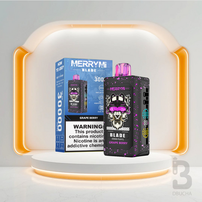 Jednorazówki - E papieros - Polska - MerryMi - Blade - 30K - Grape Berry - Najtańsze