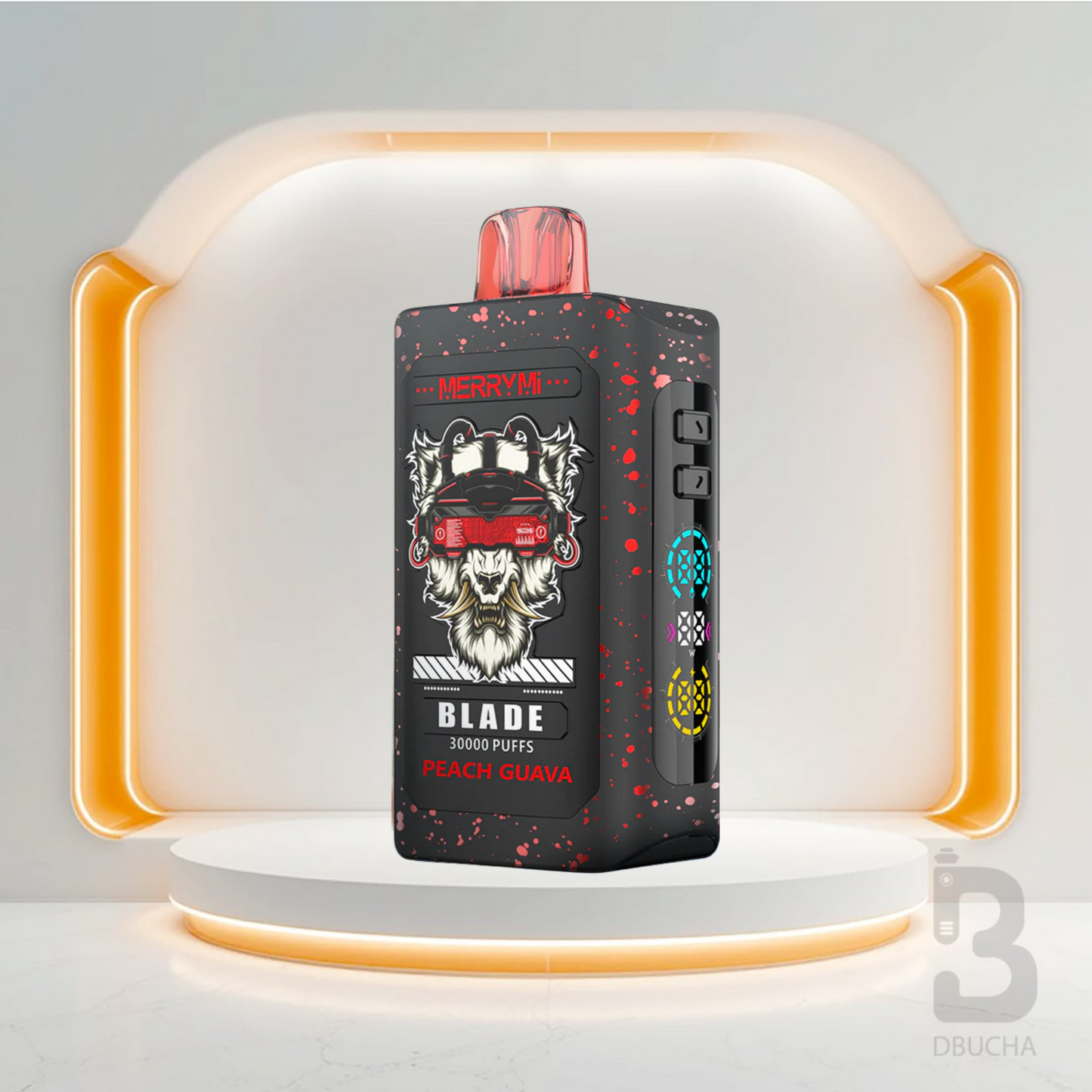 Jednorazówki - E papieros - Polska - MerryMi - Blade - 30K - Peach Guava - Najtańsze