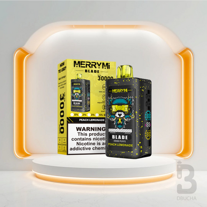 Jednorazówki - E papieros - Polska - MerryMi - Blade - 30K - Peach Lemonade - Najtańsze