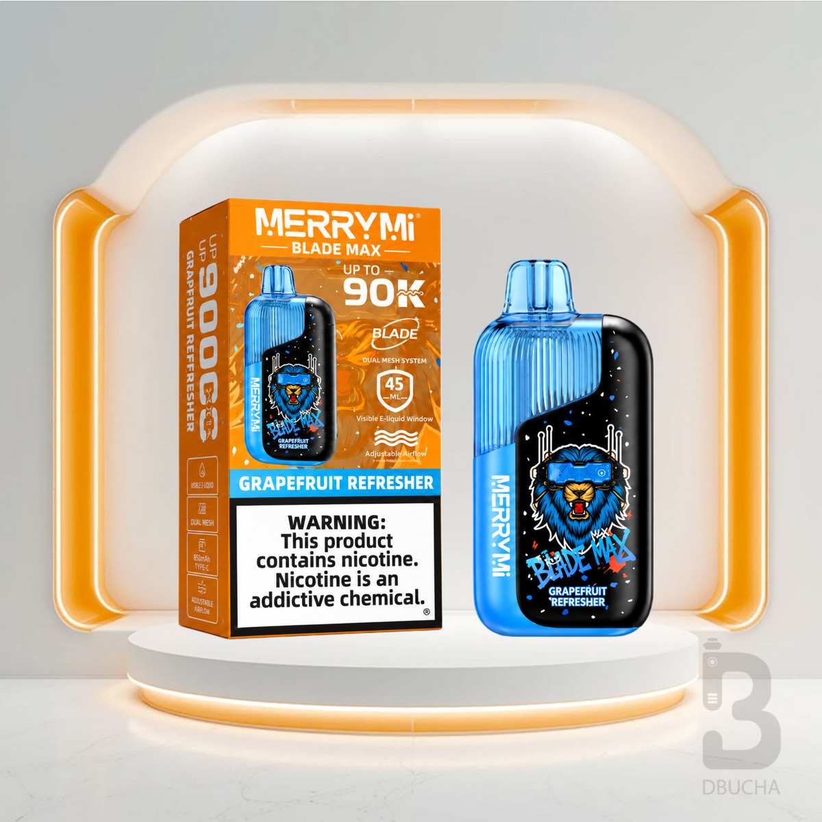 Jednorazówka MERRYMI® Blade Max 90K Grapefruit Refresher – e papieros 90 000 buchów