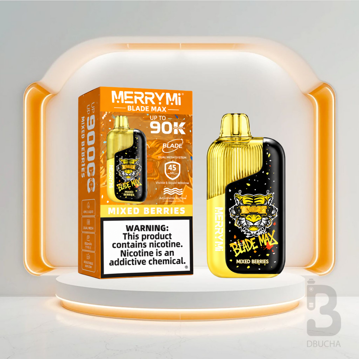 Jednorazówka MERRYMI® Blade Max 90K Mixed Berries – e papieros 90 000 buchów
