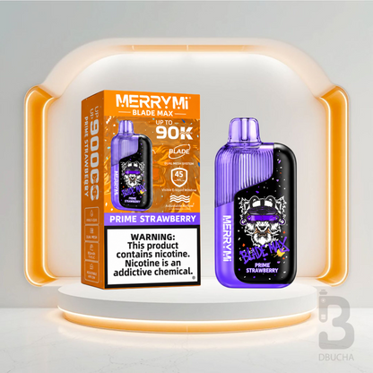Jednorazówka MERRYMI® Blade Max 90K Prime Strawberry – e papieros 90 000 buchów