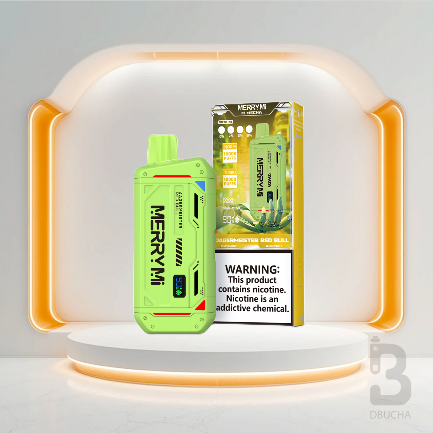 Jednorazówki - E papieros - Polska - MerryMi - M Mecha - 16K - Jagermeister Red Bull - Najtańsze