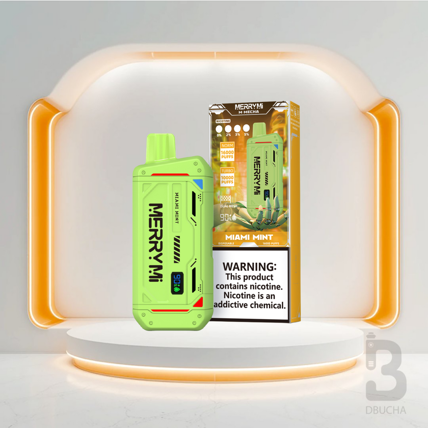 Jednorazówki - E papieros - Polska - MerryMi - M Mecha - 16K - Miami Mint - Najtańsze