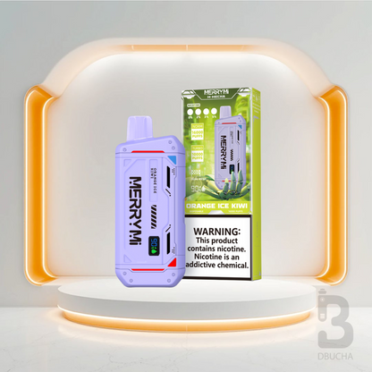 Jednorazówki - E papieros - Polska - MerryMi - M Mecha - 16K - Orange Ice Kiwi - Najtańsze