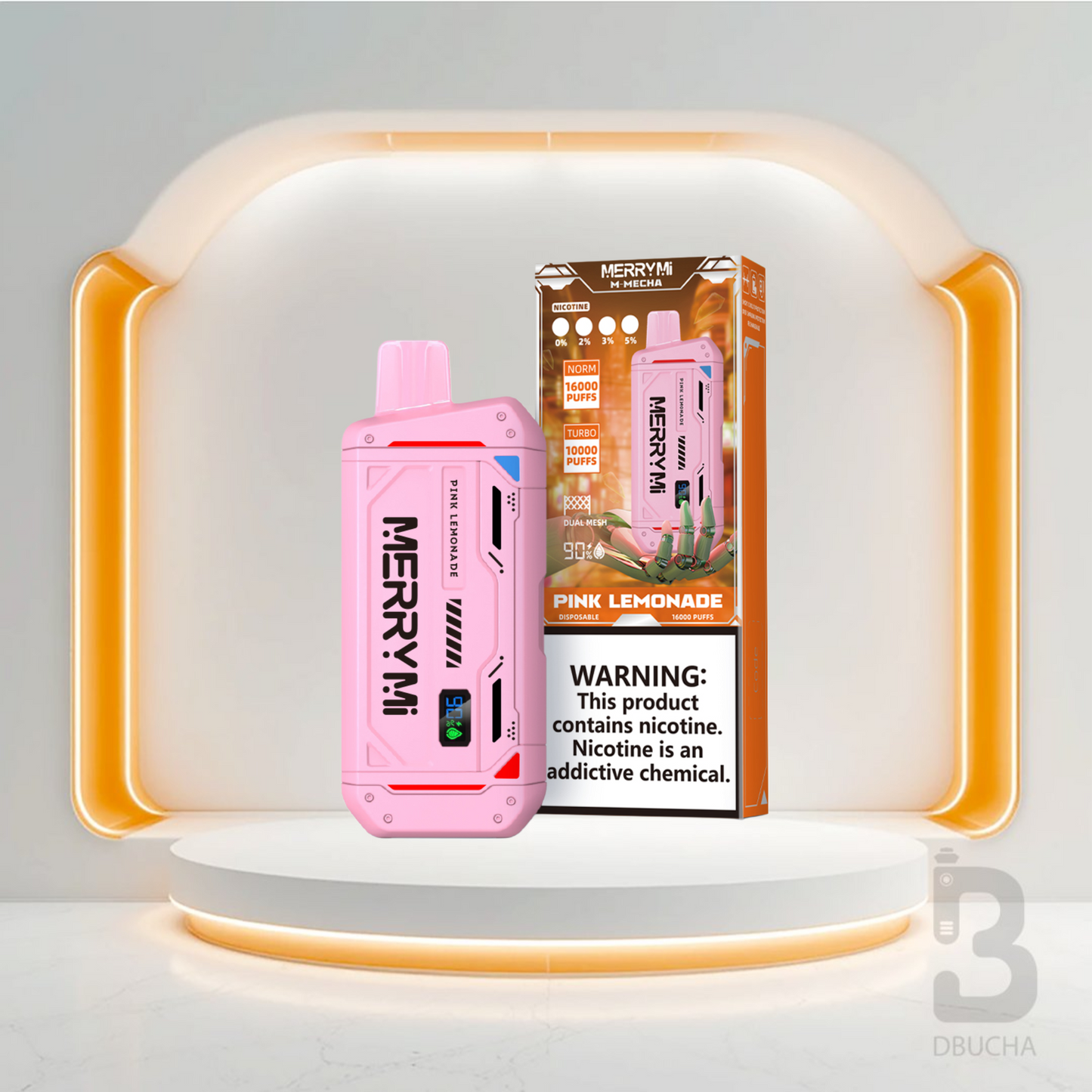 Jednorazówki - E papieros - Polska - MerryMi - M Mecha - 16K - Pink Lemonade - Najtańsze