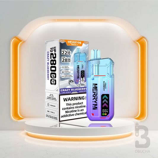 Jednorazówki - E papieros - MerryMi- Mecha- X - 28K -Crazy Blueberry- Najtańsze