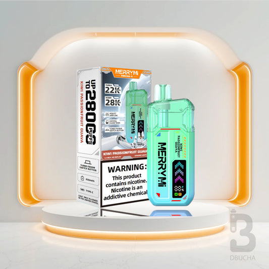 Jednorazówki - E papieros - MerryMi- Mecha- X - 28K - Kiwi  Passion Guava- Najtańsze
