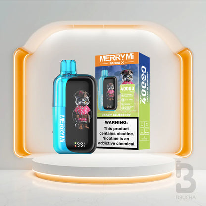 Jednorazówki - E papieros - Polska - MerryMi - Panda X - 40K - Crazy Blueberry - Najtańsze
