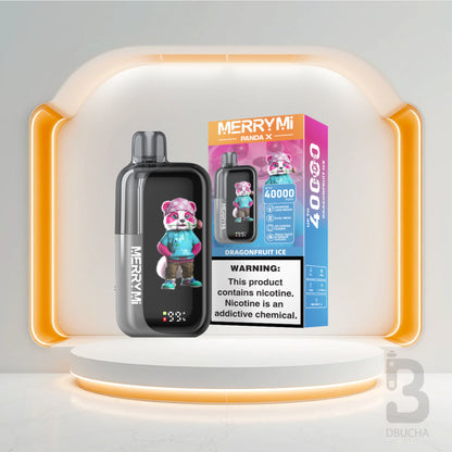 Jednorazówki - E papieros - Polska - MerryMi - Panda X - 40K - DragonFruit Ice - Najtańsze