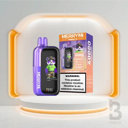 Jednorazówki - E papieros - Polska - MerryMi - Panda X - 40K - Frozen Grape - Najtańsze
